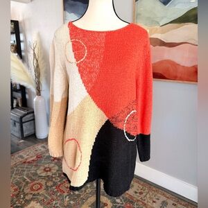 JH Collectibles Vintage Colorblock Sweater